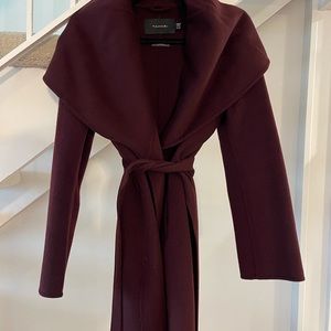 Tahari Women’s Wool Blend Hooded Coat